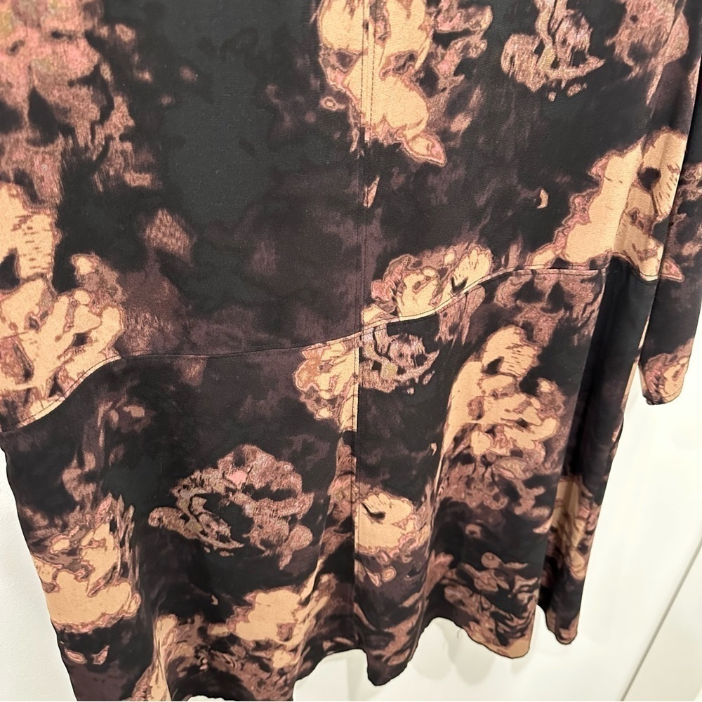 Aritzia Wilfred Myosotis Abstract Floral Dress - Picture 9 of 12